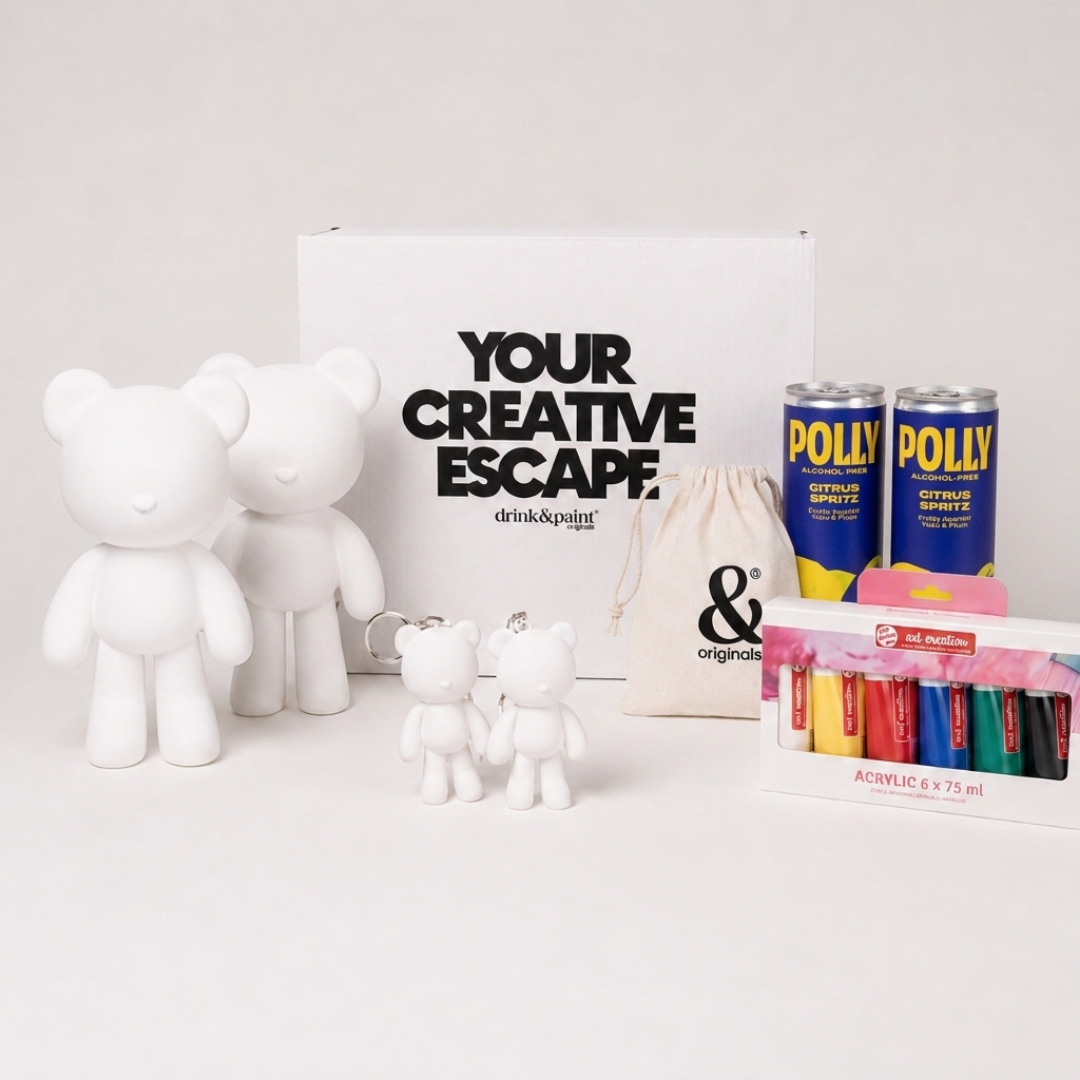 Paint Your Bear Erlebnis-Box – Alkoholfrei (Citrus Spritz)