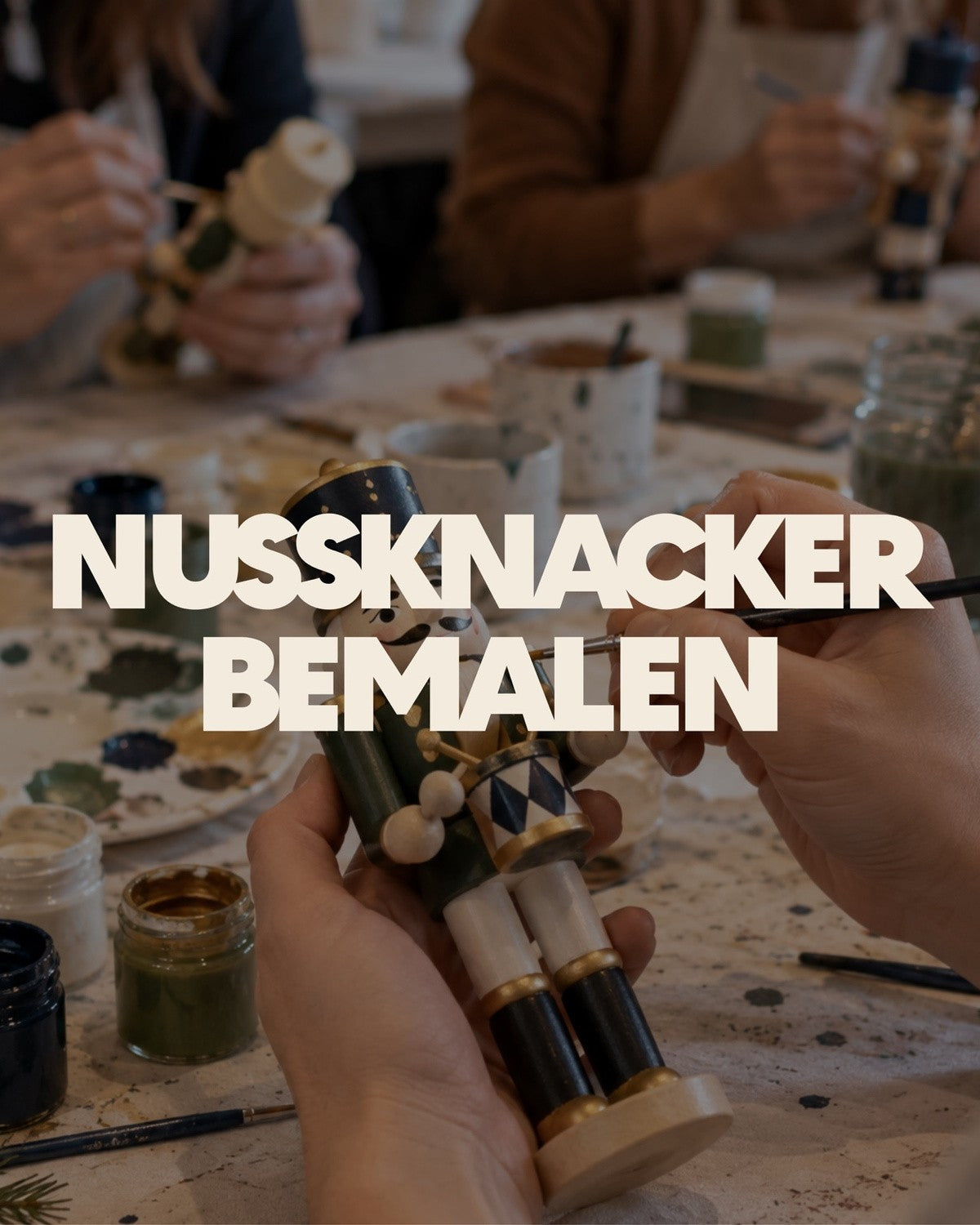 Nussknacker bemalen – Kreativer Weihnachtsworkshop