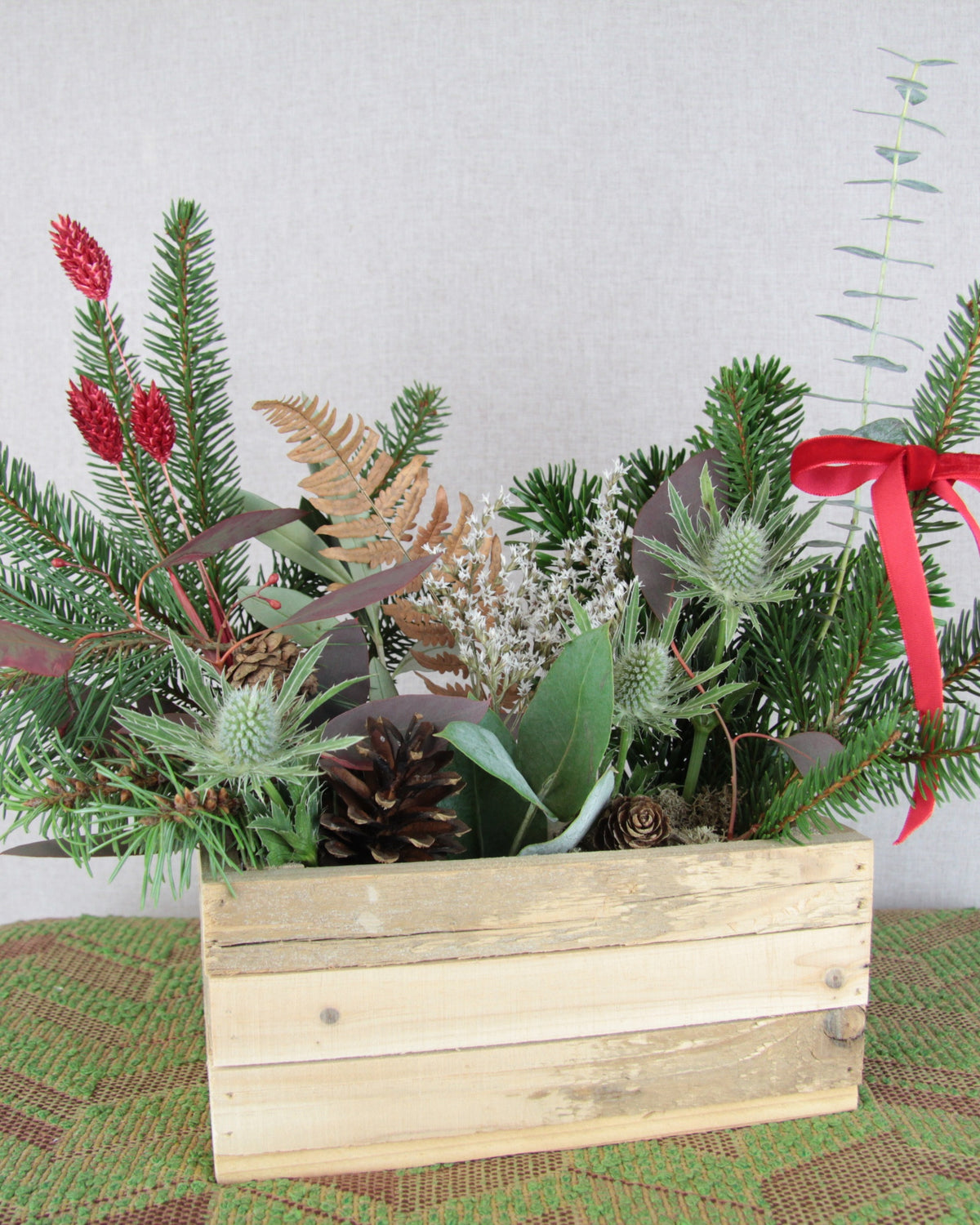 Weihnachtsgesteck-Workshop: „Winterzauber in Holz“