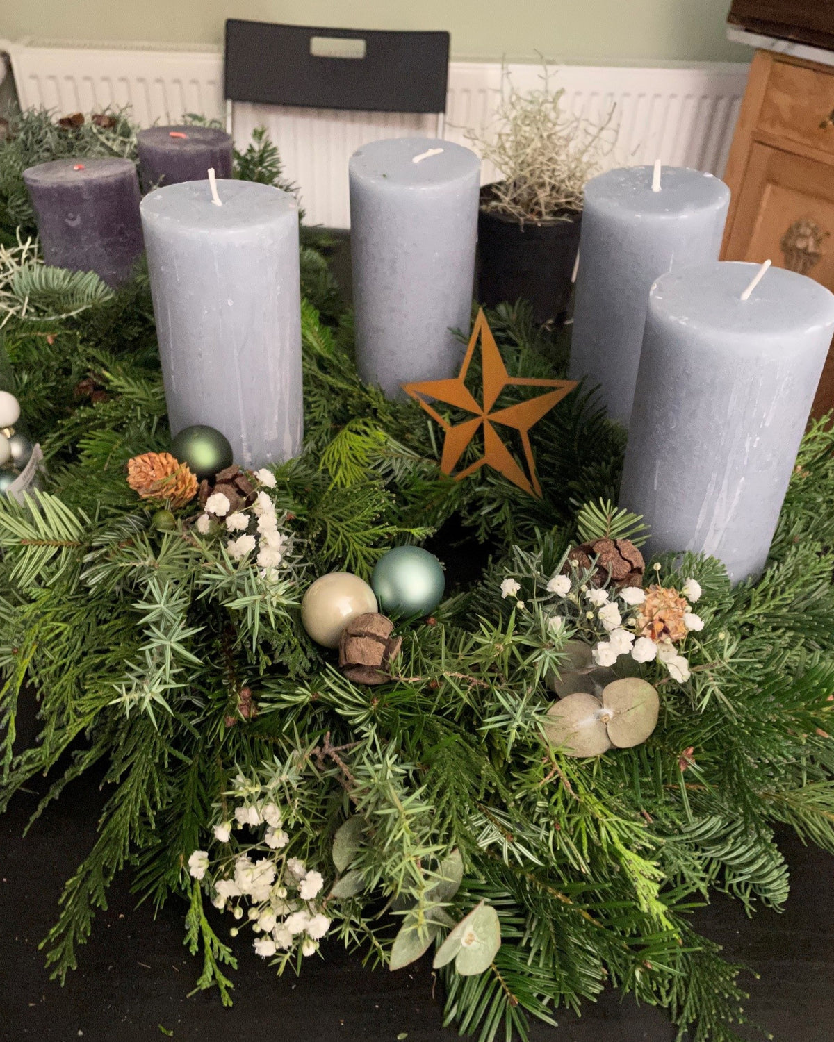 Adventskranz binden