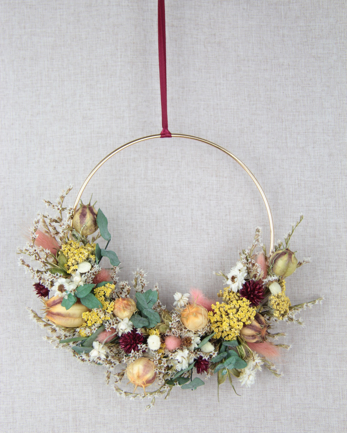 Trockenblumenring-Workshop: „Kleine Trockenblumen-Freude“