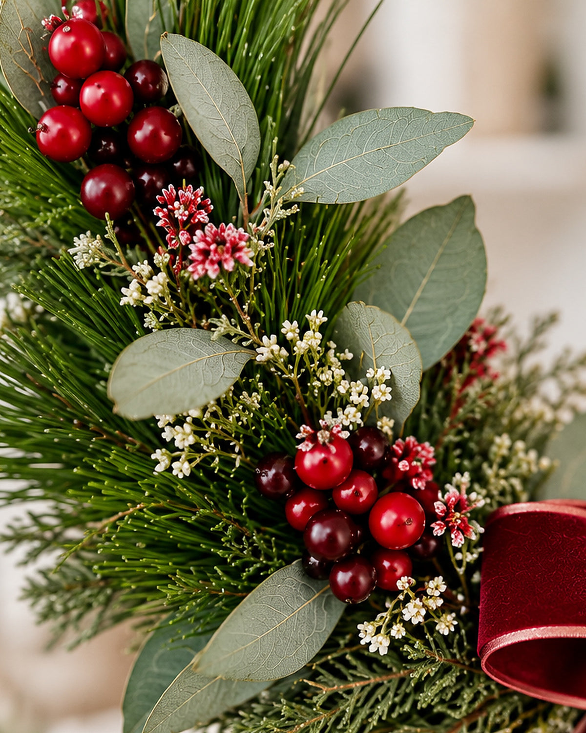 Flower Hoop - Christmas Edition
