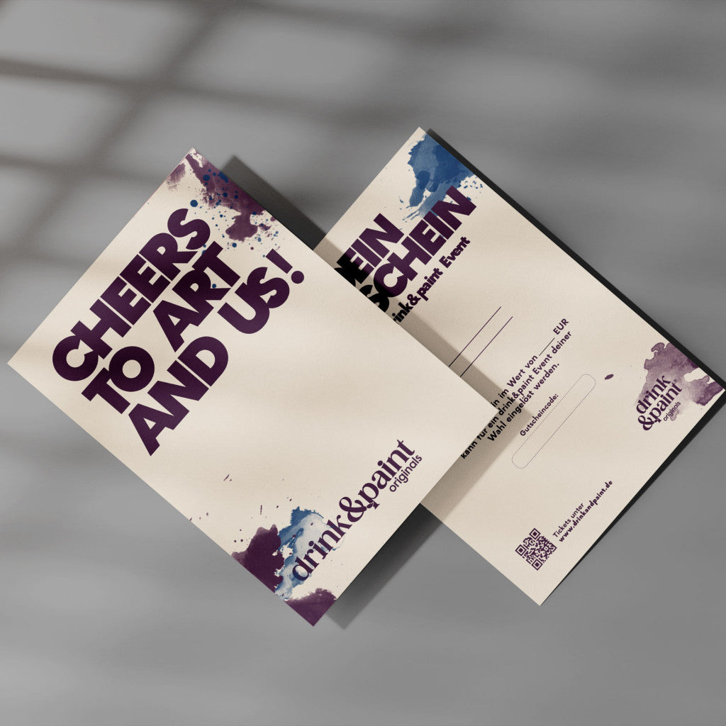 drink&paint - Geschenkgutschein