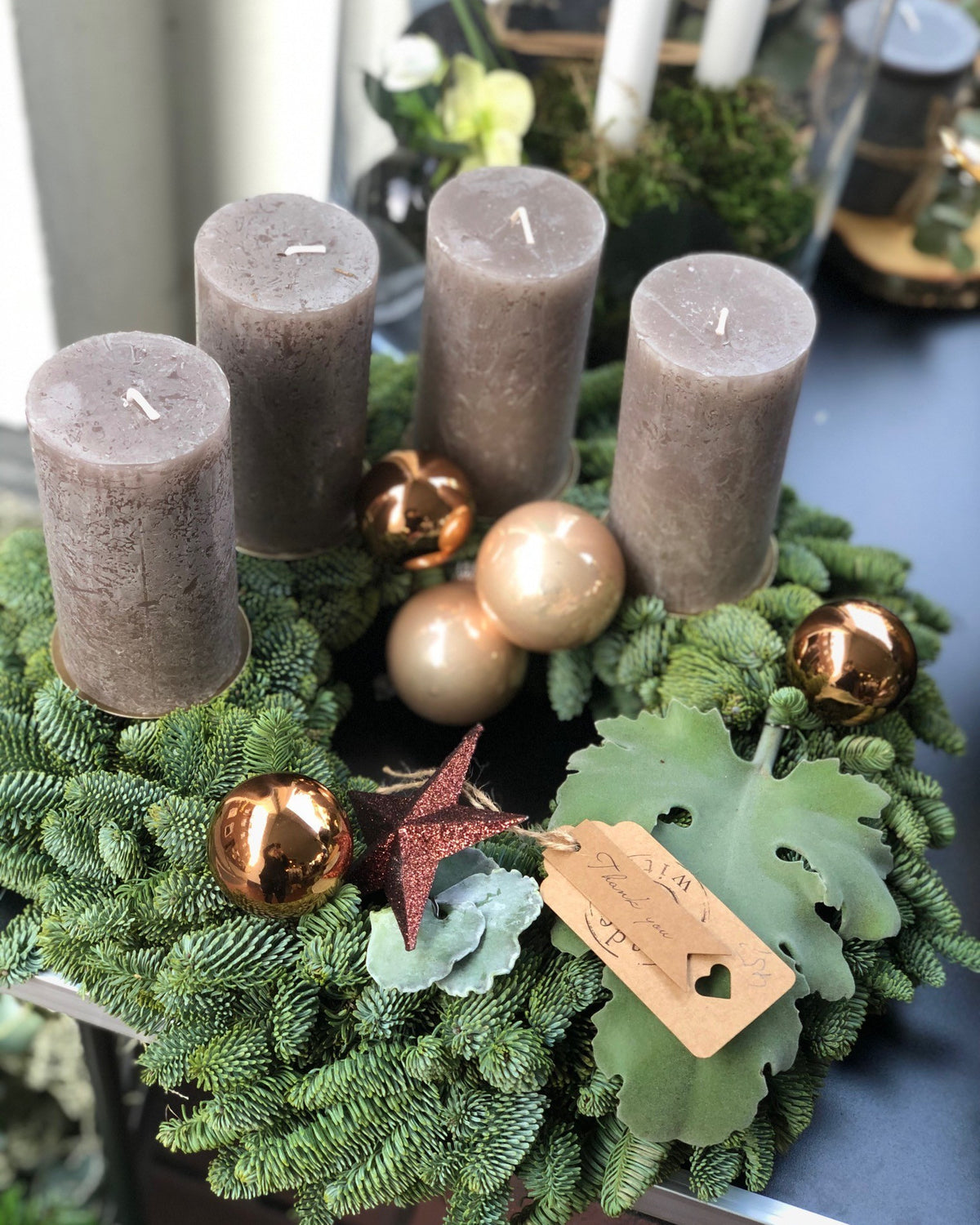 Adventskranz binden
