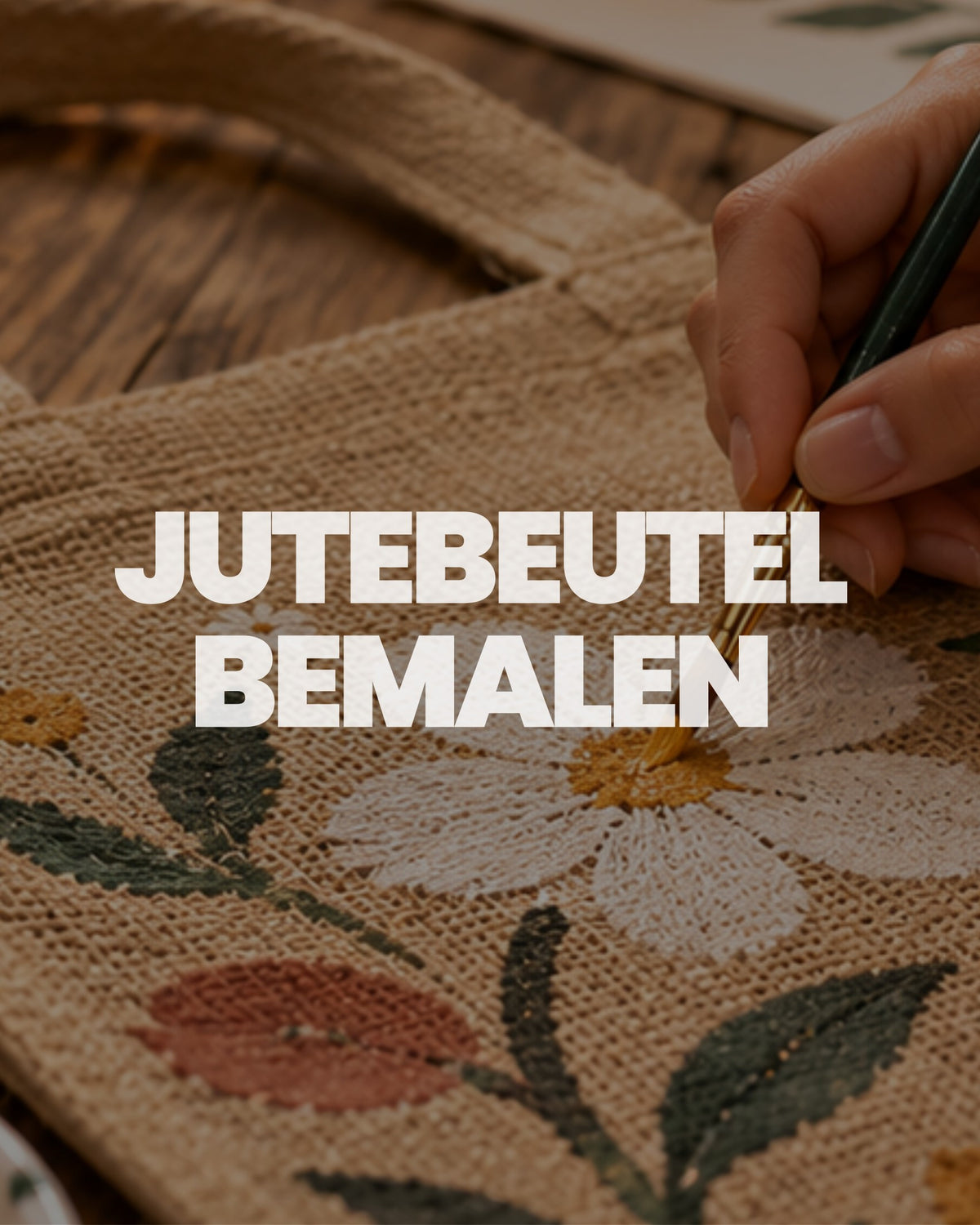 Jutebeutel bemalen