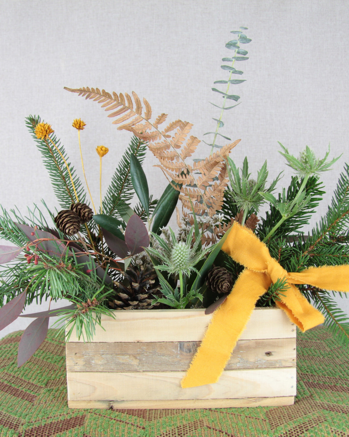 Weihnachtsgesteck-Workshop: „Winterzauber in Holz“