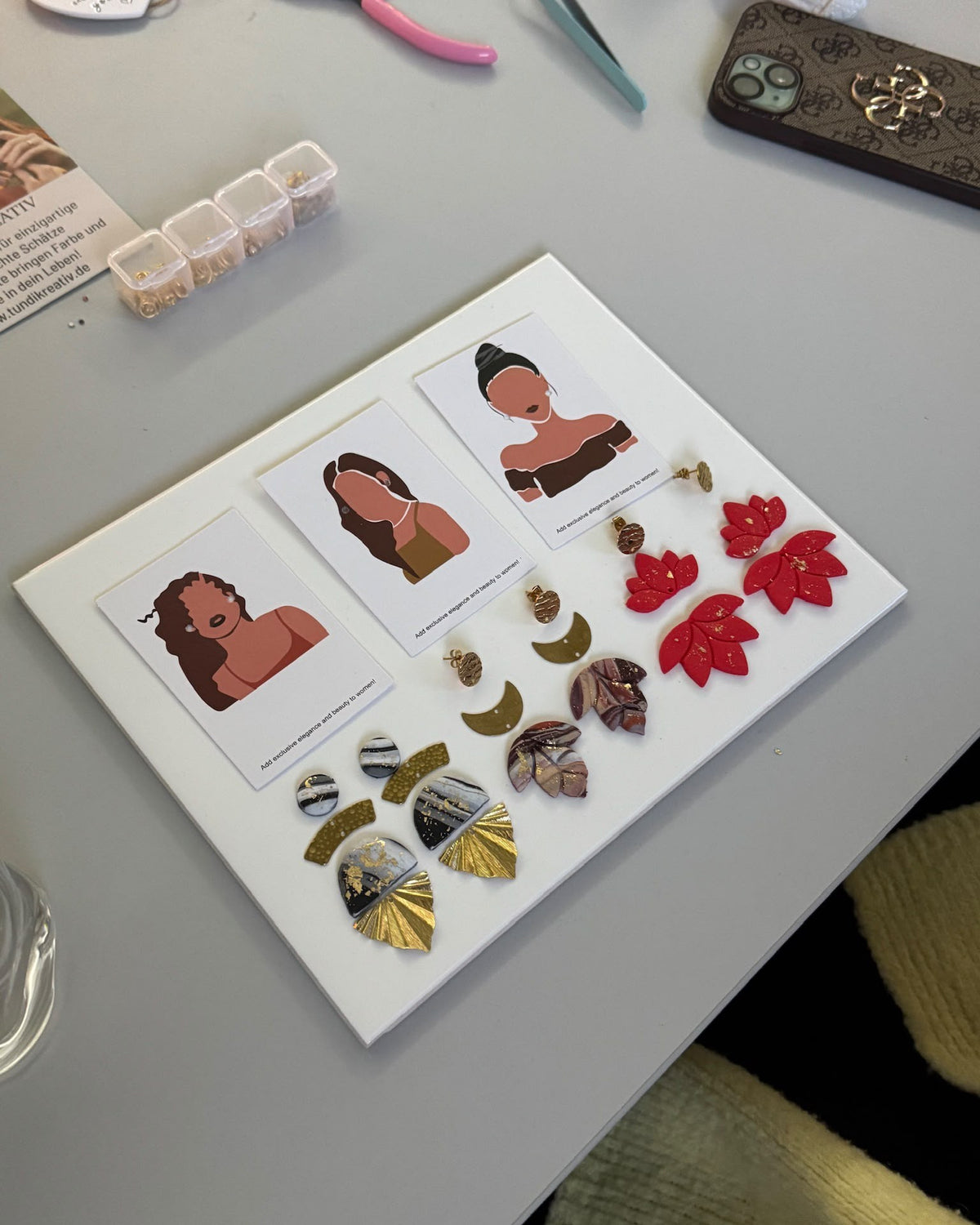 Polymer Clay Ohrringe Workshop in Kaarst