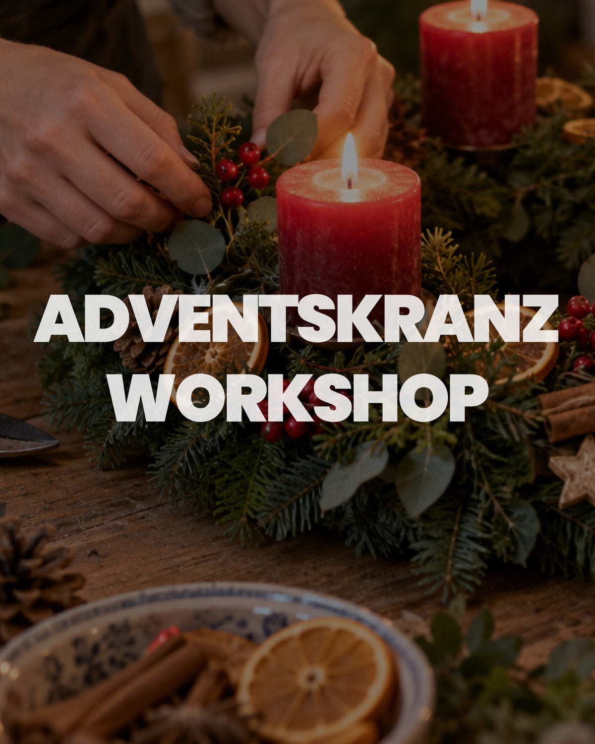 Adventskranz binden