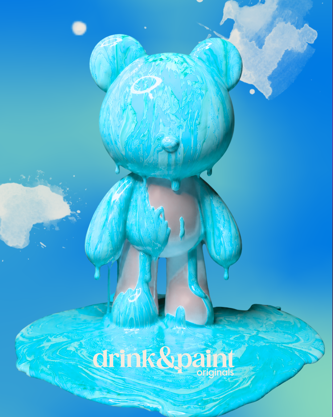 paint your bear – Motiv Blau